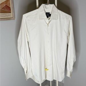 Classic off White Men's Dress Shirt